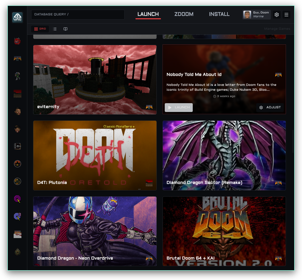 UAC Launch Control screenshot